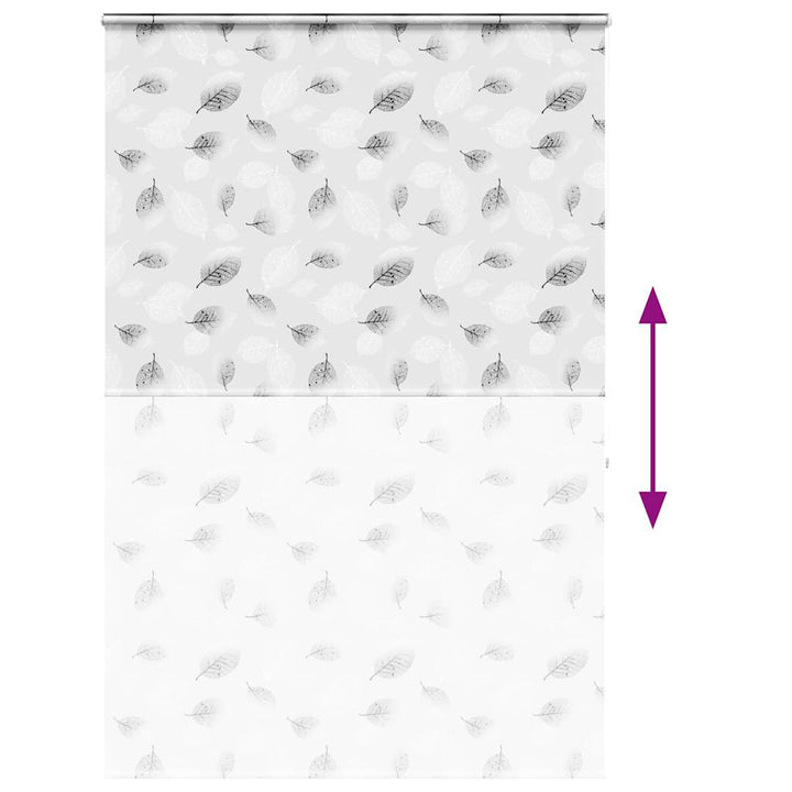 Bruserullegardin med kassette 160x240 cm Stofbredde 156 cm