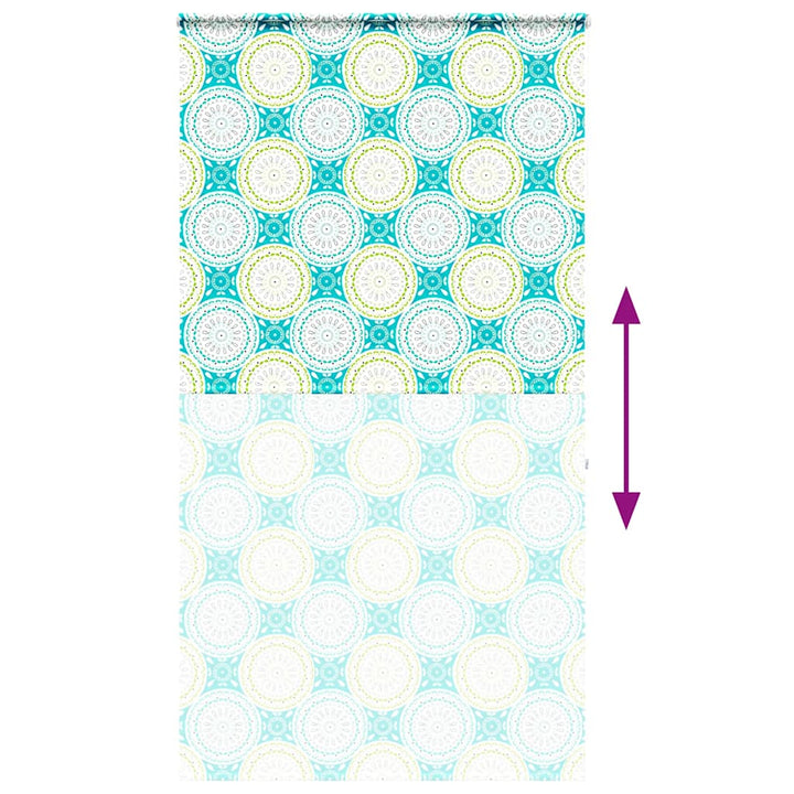 Bruserullegardin med kassette 140x240 cm Stofbredde 136 cm