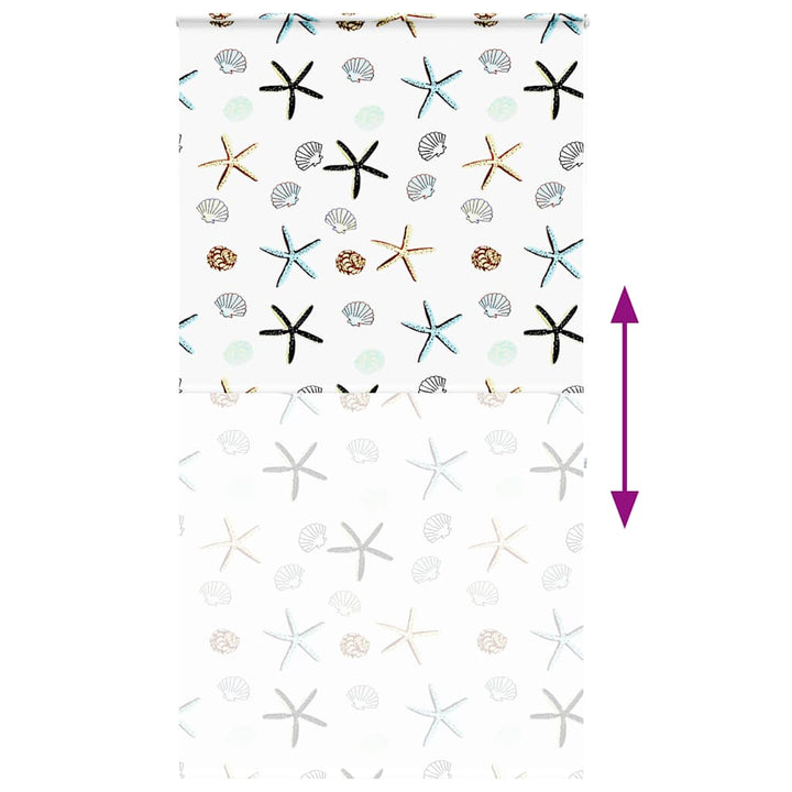 Bruserullegardin med kassette 140x240 cm Stofbredde 136 cm