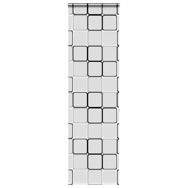 Bruserullegardin med kassette 80x240 cm Stofbredde 76 cm