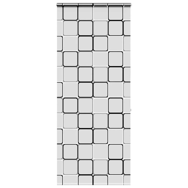 Bruserullegardin med kassette 100x240 cm Stofbredde 96 cm