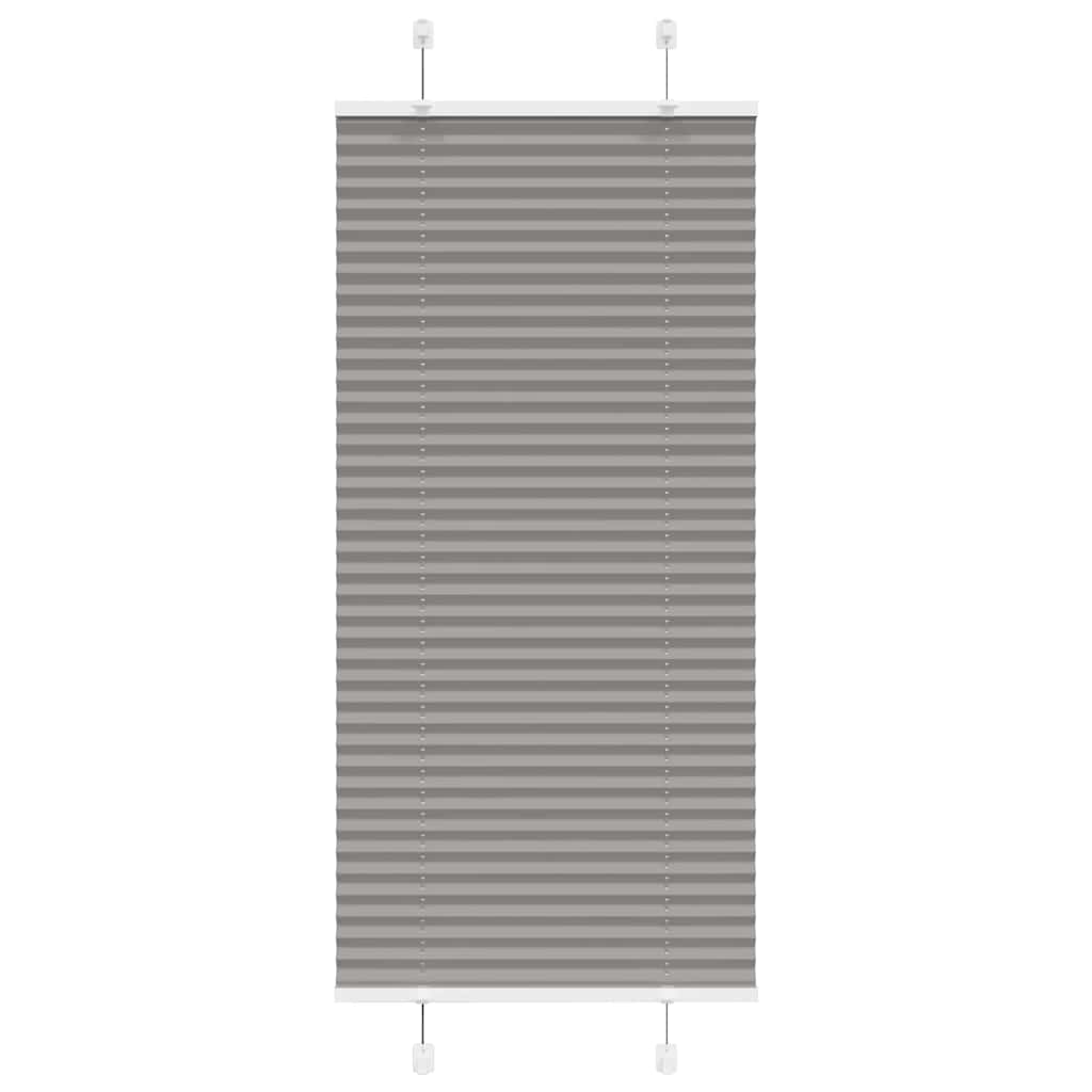 Plisségardin Antracit 65x150 cm Stofbredde 64,4 cm Polyester