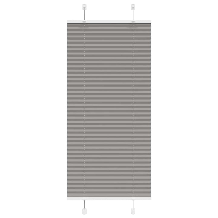 Plisségardin Antracit 65x150 cm Stofbredde 64,4 cm Polyester