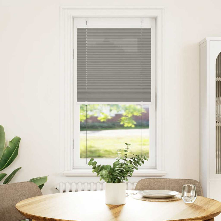 Plisségardin Antracit 65x150 cm Stofbredde 64,4 cm Polyester