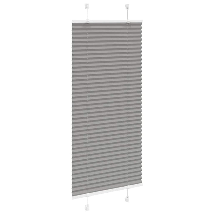 Plisségardin Antracit 65x150 cm Stofbredde 64,4 cm Polyester