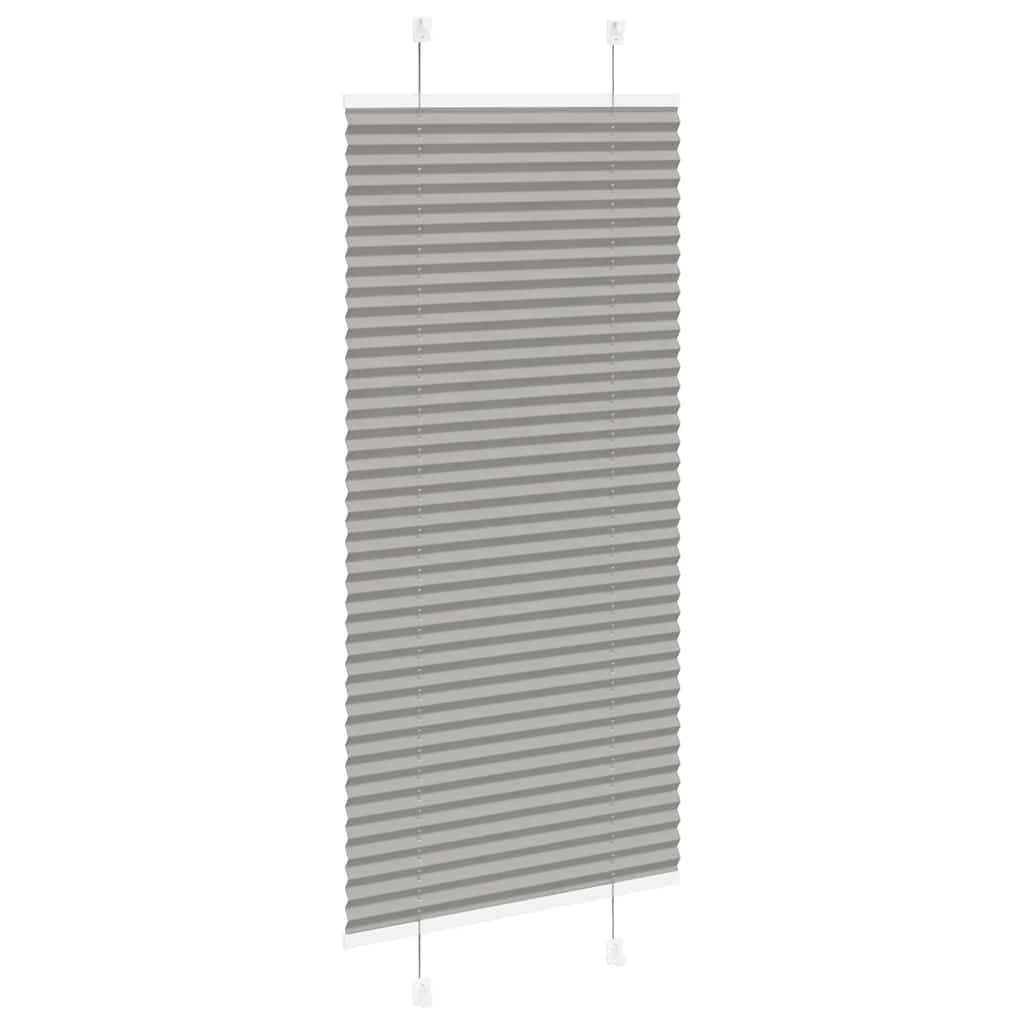 Plisségardin Antracit 65x150 cm Stofbredde 64,4 cm Polyester