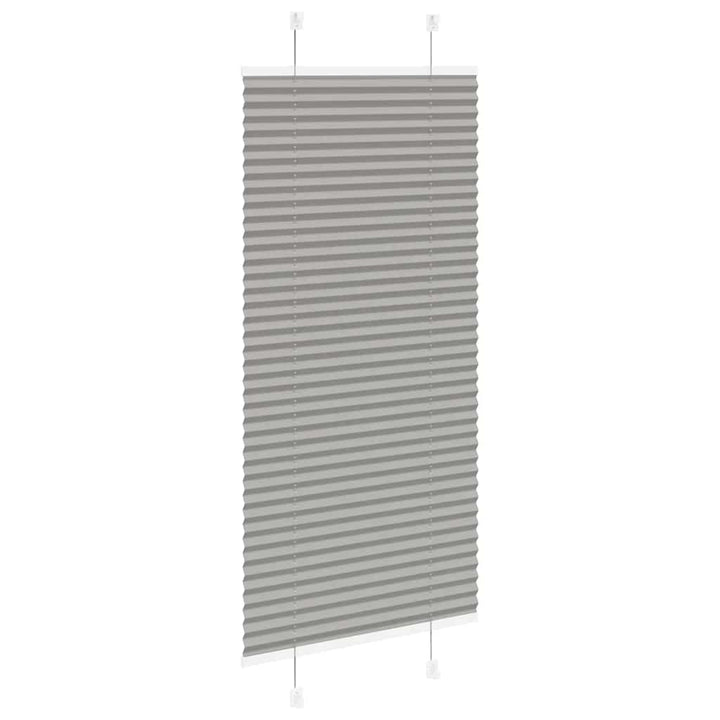 Plisségardin Antracit 65x150 cm Stofbredde 64,4 cm Polyester