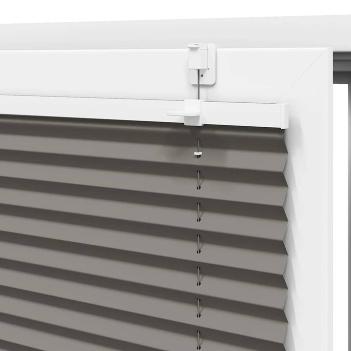 Plisségardin Antracit 80x150 cm Stofbredde 79,4 cm Polyester