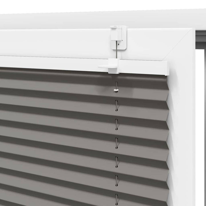 Plisségardin Antracit 85x150 cm Stofbredde 84,4 cm Polyester