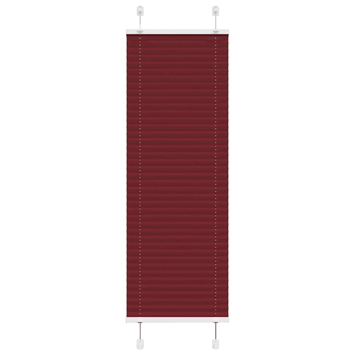 Plisségardin Bordeauxrød 40x100 cm Stofbredde 39,4 cm Polyester
