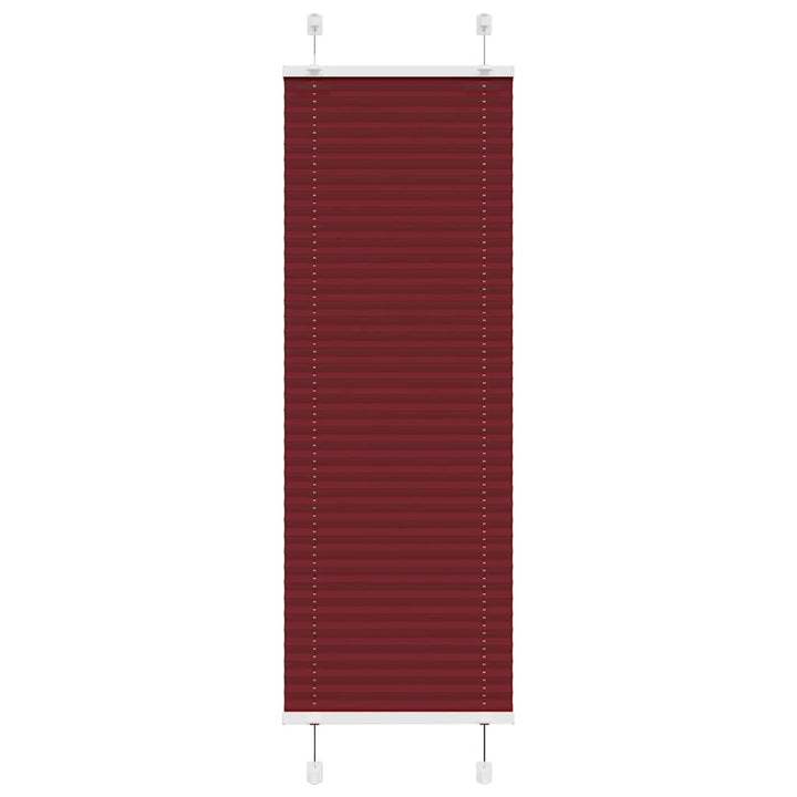 Plisségardin Bordeauxrød 50x100 cm Stofbredde 49,4 cm Polyester