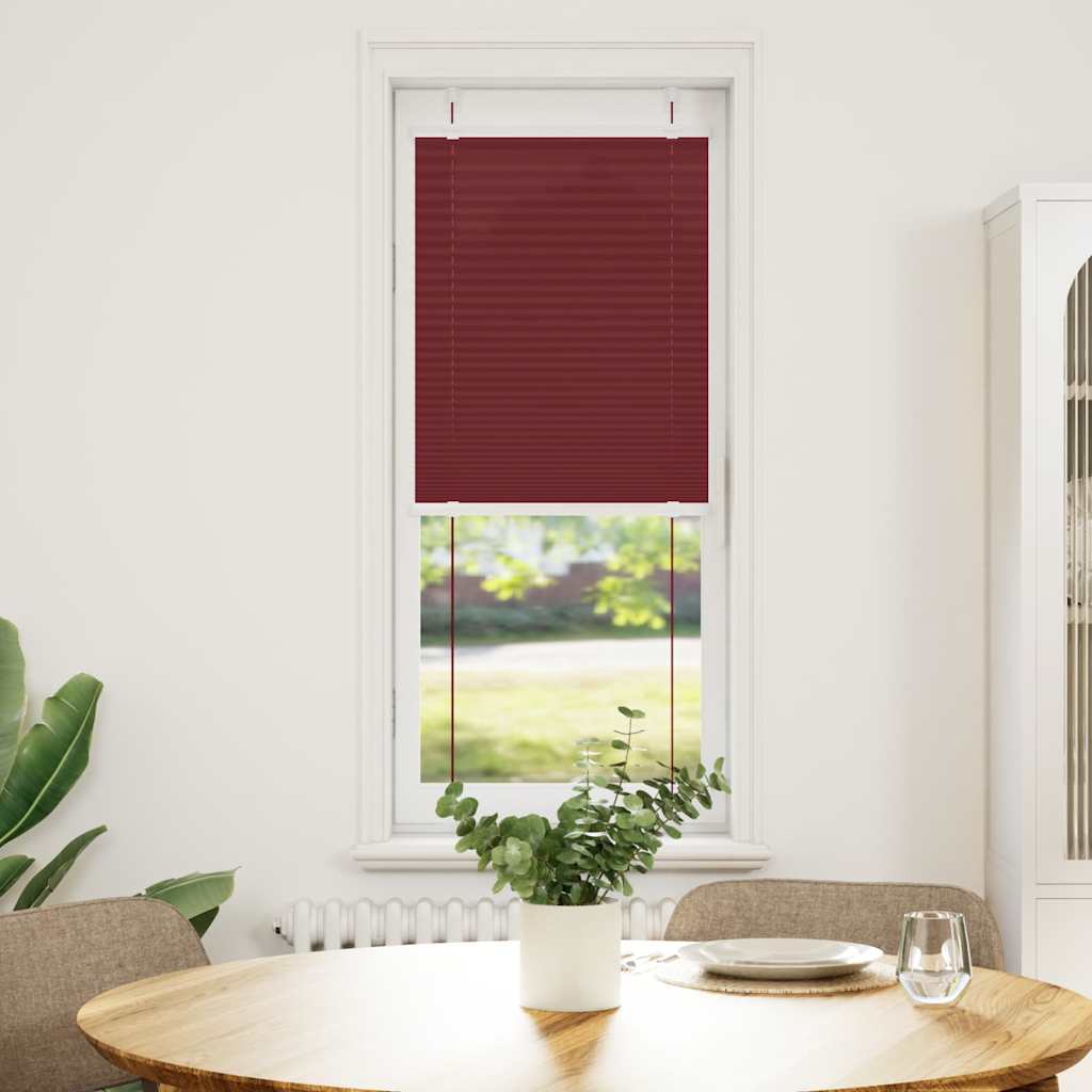 Plisségardin Bordeauxrød 50x100 cm Stofbredde 49,4 cm Polyester