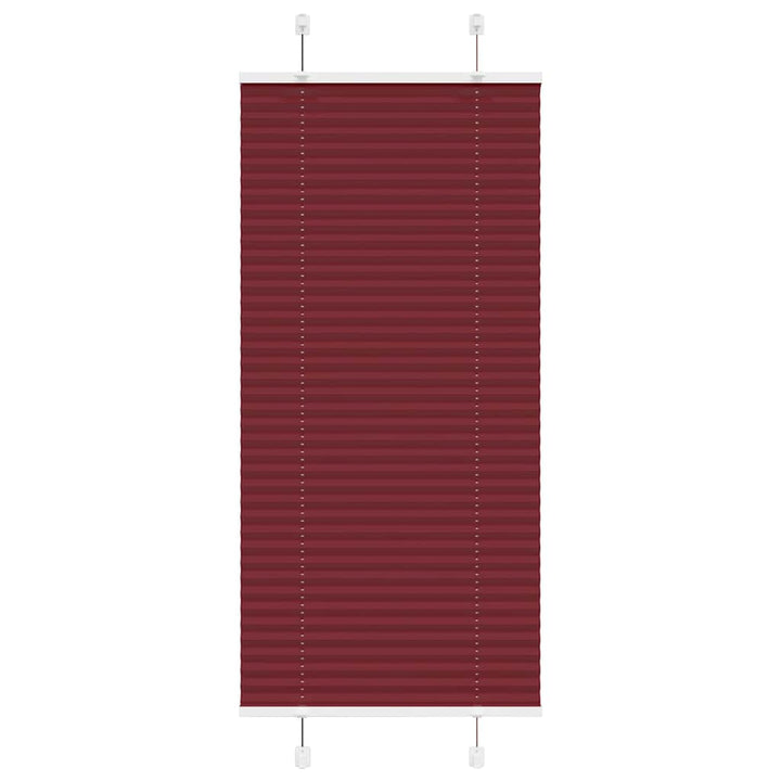 Plisségardin Bordeauxrød 60x100 cm Stofbredde 59,4 cm Polyester