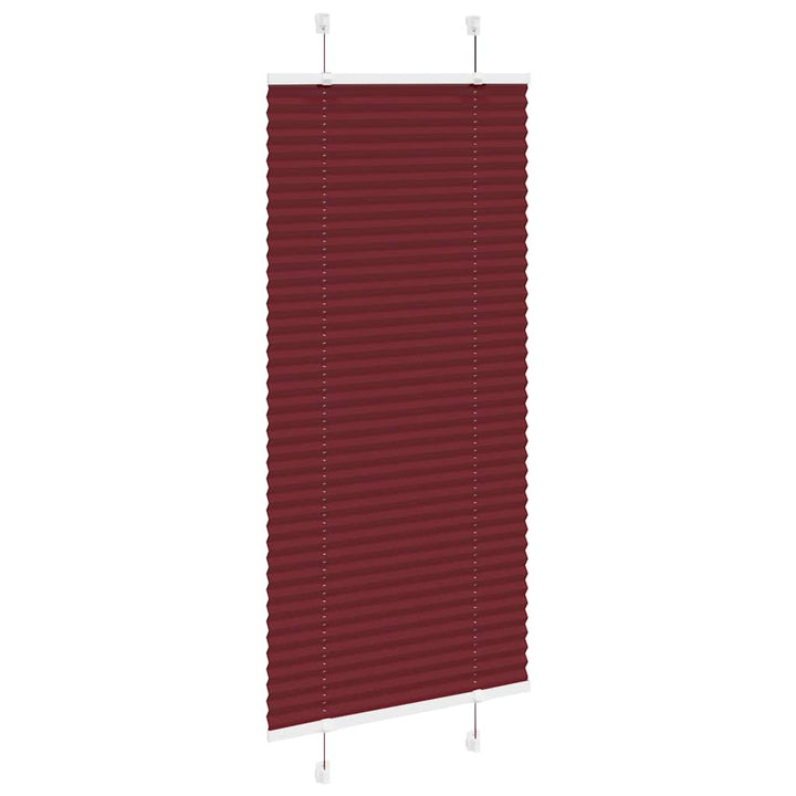 Plisségardin Bordeauxrød 60x100 cm Stofbredde 59,4 cm Polyester
