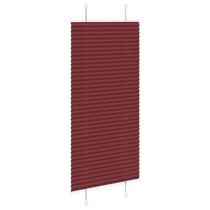 Plisségardin Bordeauxrød 60x100 cm Stofbredde 59,4 cm Polyester