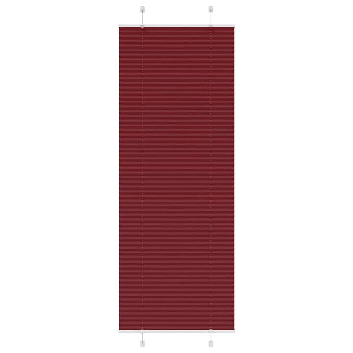 Plisségardin Bordeauxrød 80x200 cm Stofbredde 79,4 cm Polyester