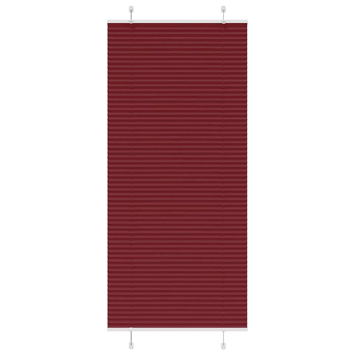 Plisségardin Bordeauxrød 90x200 cm Stofbredde 89,4 cm Polyester