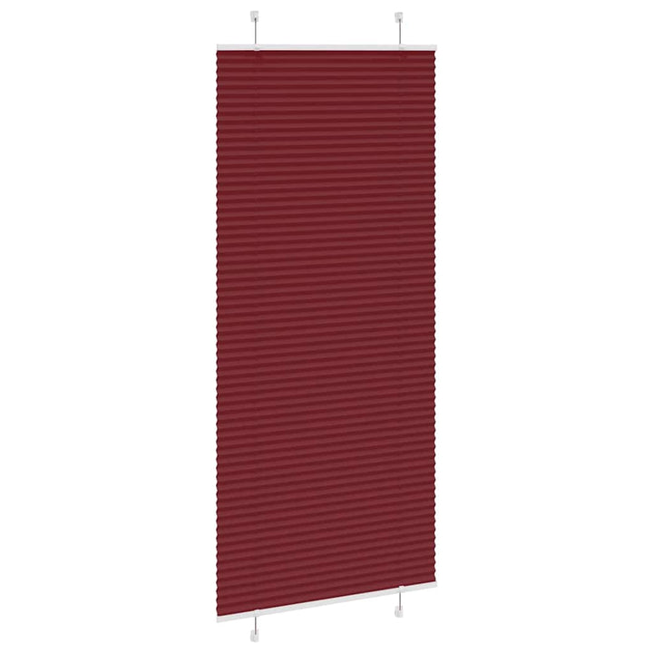 Plisségardin Bordeauxrød 90x200 cm Stofbredde 89,4 cm Polyester