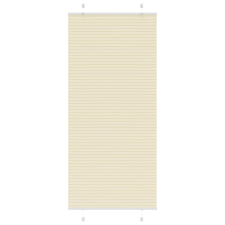 Plisségardin fløde 85x200 cm Stofbredde 84,4 cm Polyester