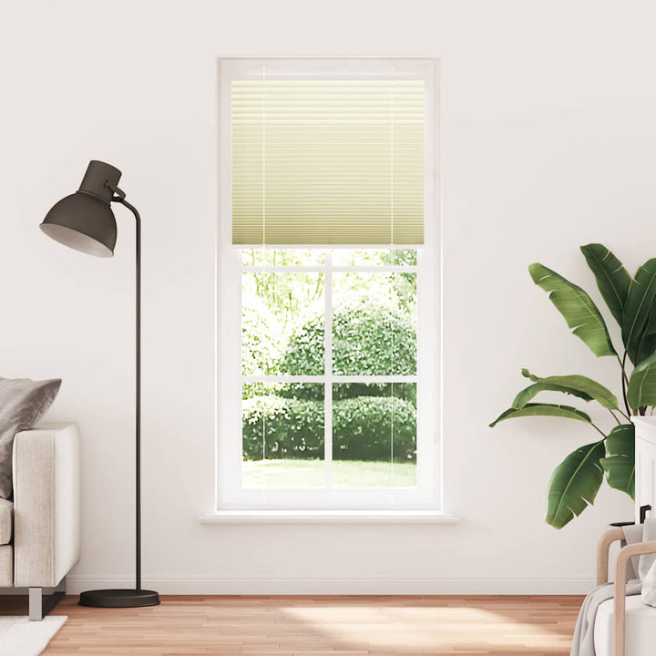Plisségardin fløde 85x200 cm Stofbredde 84,4 cm Polyester