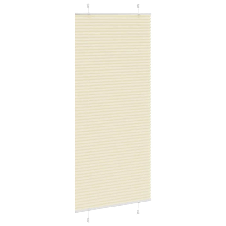 Plisségardin fløde 85x200 cm Stofbredde 84,4 cm Polyester