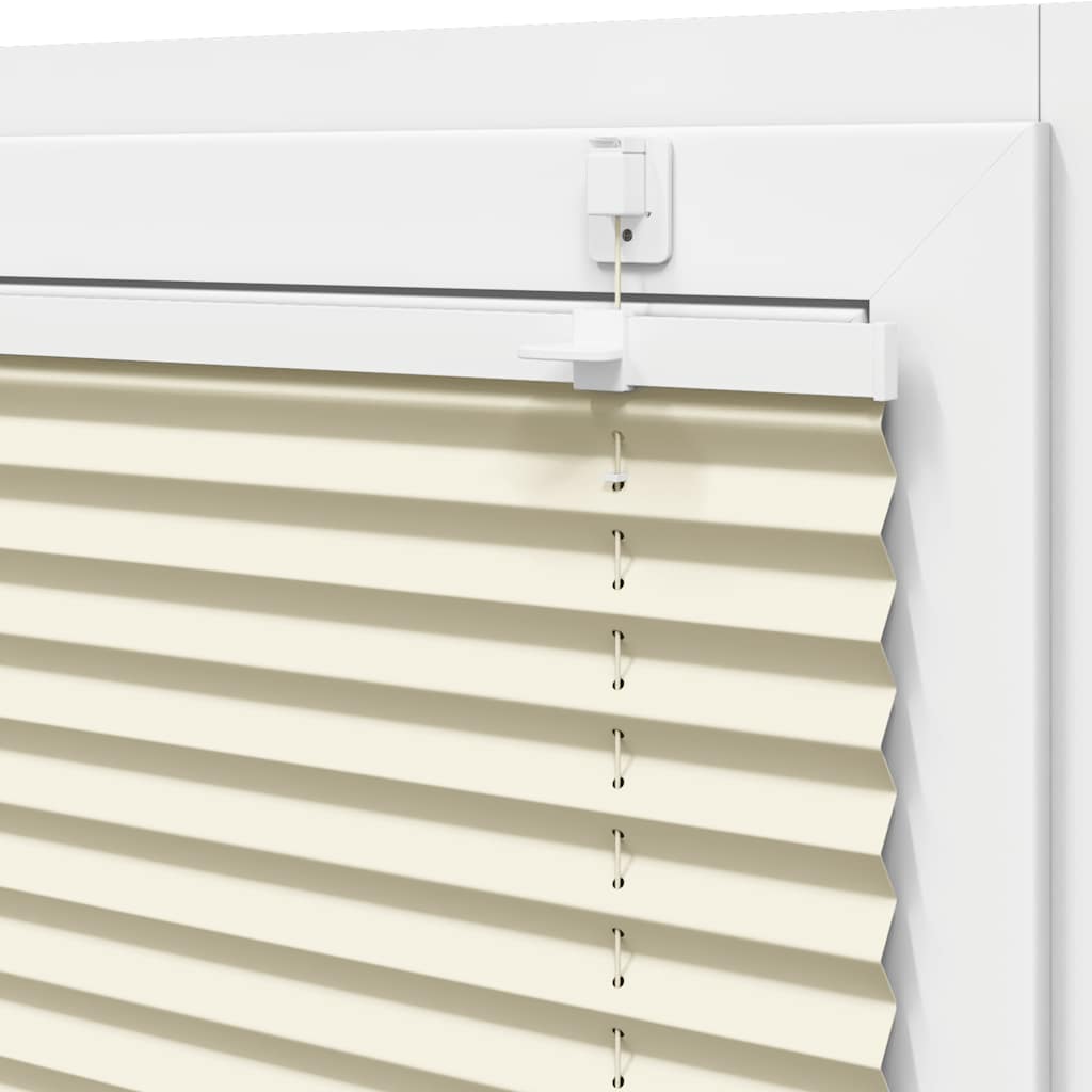 Plisségardin fløde 85x200 cm Stofbredde 84,4 cm Polyester