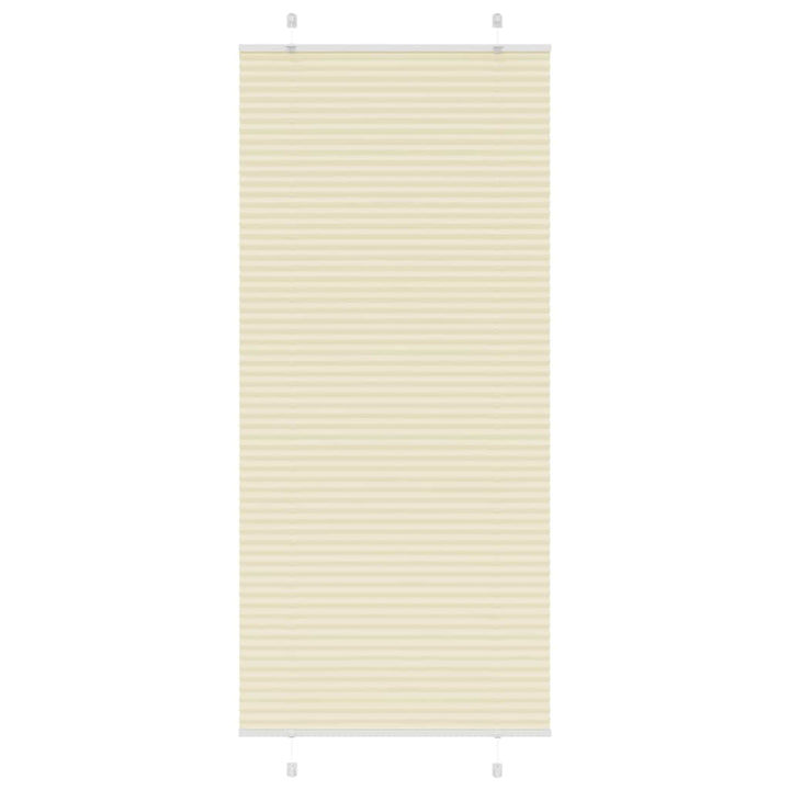 Plisségardin fløde 95x200 cm Stofbredde 94,4 cm Polyester