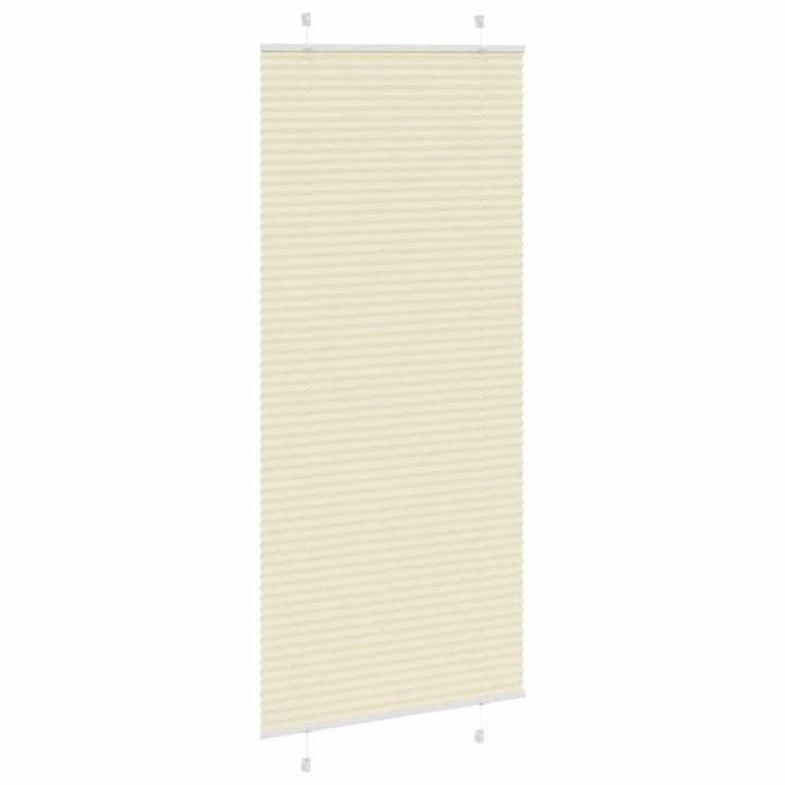 Plisségardin fløde 95x200 cm Stofbredde 94,4 cm Polyester