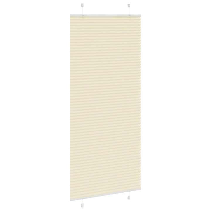 Plisségardin fløde 95x200 cm Stofbredde 94,4 cm Polyester