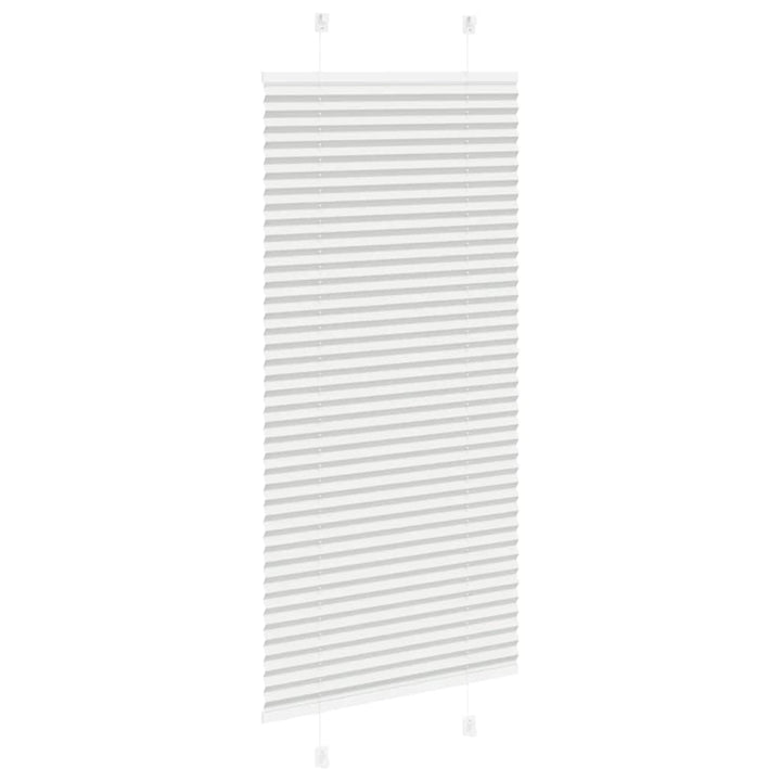 Plisségardin Lysegrå 65x150 cm Stofbredde 64,4 cm Polyester