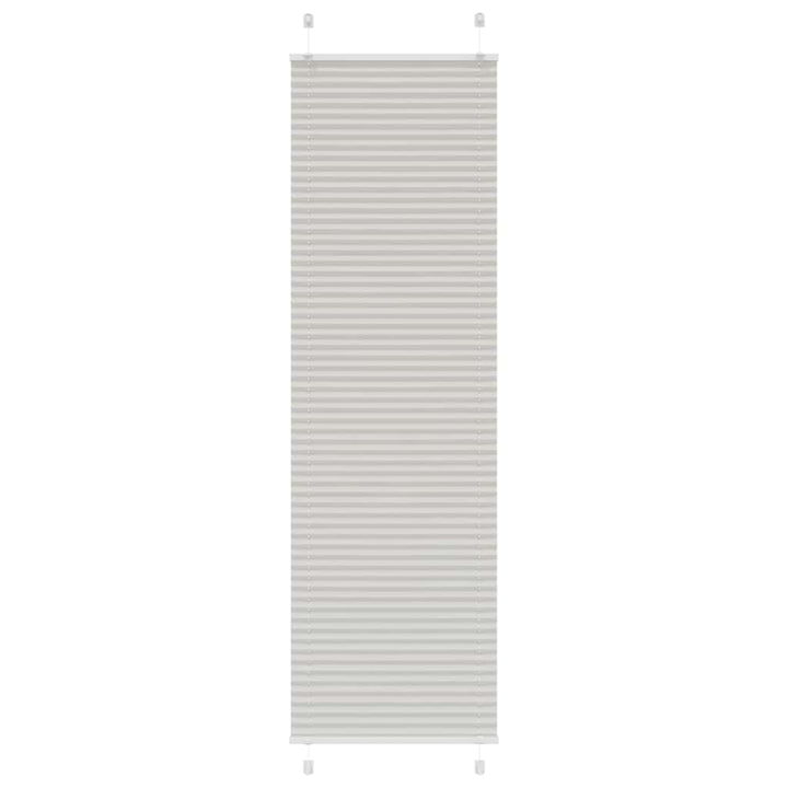 Plisségardin Lysegrå 65x200 cm Stofbredde 64,4 cm Polyester