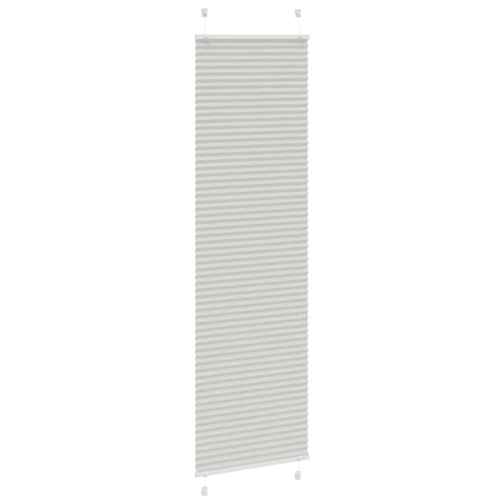 Plisségardin Lysegrå 65x200 cm Stofbredde 64,4 cm Polyester