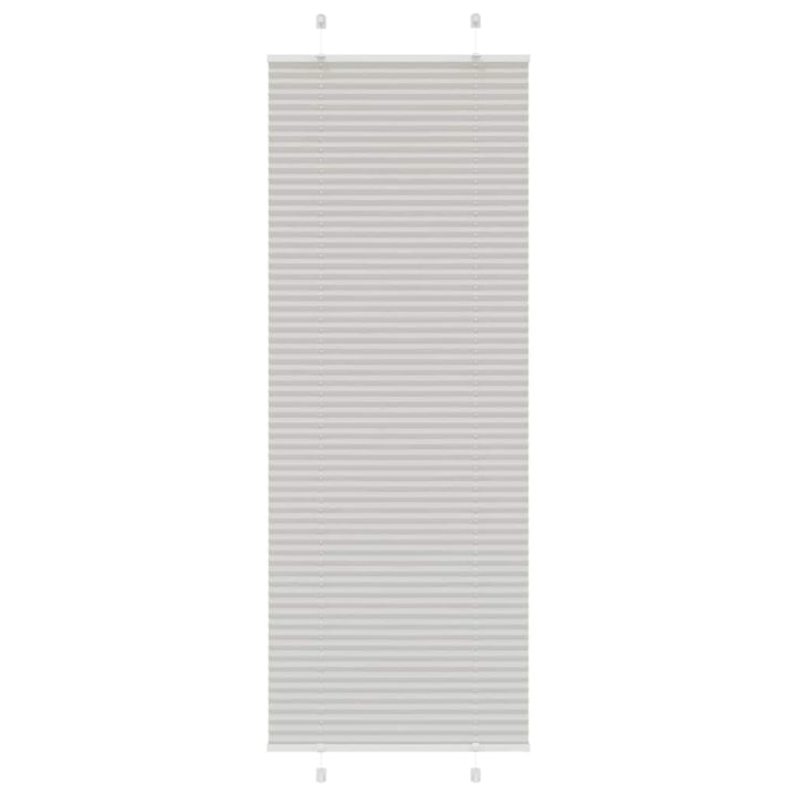 Plisségardin Lysegrå 70x200 cm Stofbredde 69,4 cm Polyester