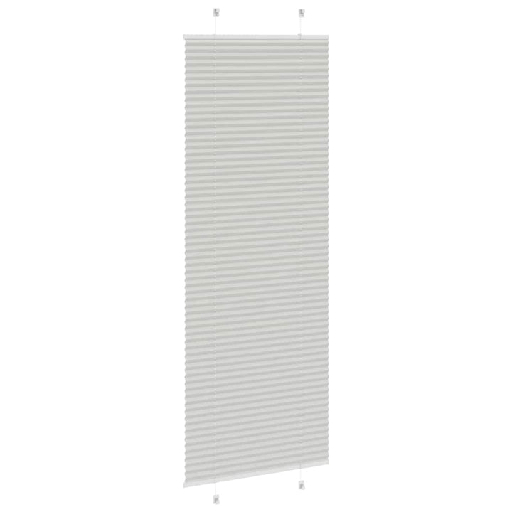 Plisségardin Lysegrå 70x200 cm Stofbredde 69,4 cm Polyester