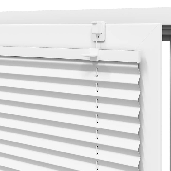 Plisségardin Hvid 80x100 cm Stofbredde 79,4 cm Polyester