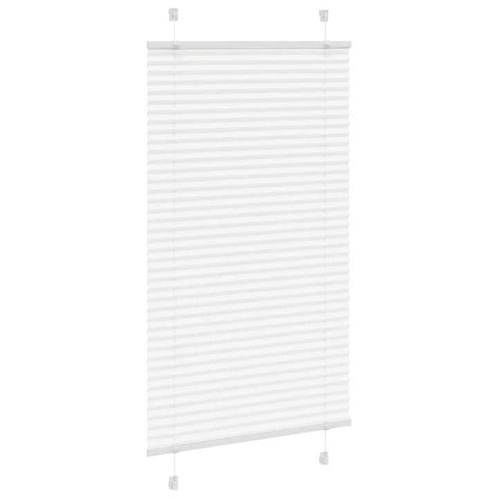 Plisségardin Hvid 70x150 cm Stofbredde 69,4 cm Polyester
