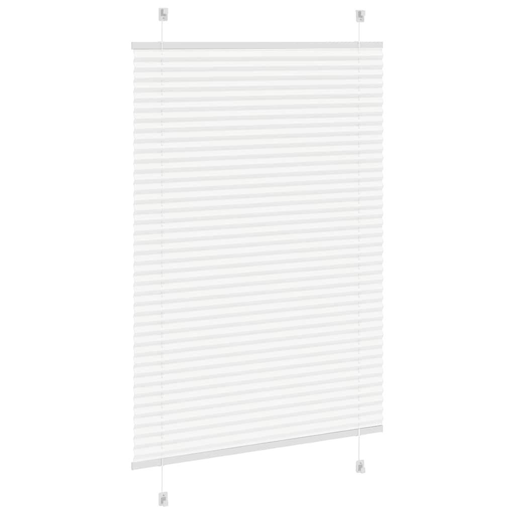 Plisségardin Hvid 90x150 cm Stofbredde 89,4 cm Polyester