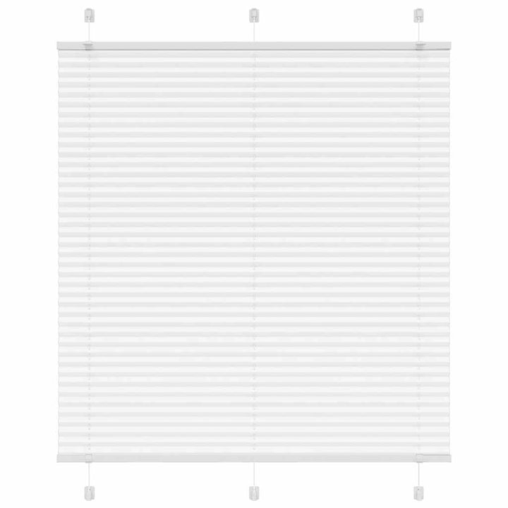 Plisségardin Hvid 115x150 cm Stofbredde 114,4 cm Polyester