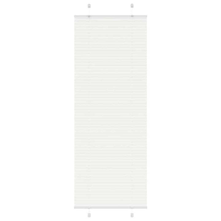 Plisségardin Hvid 80x200 cm Stofbredde 79,4 cm Polyester