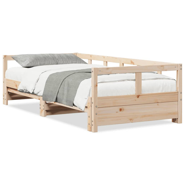 daybed uden madras 90x190 cm massivt fyrretræ