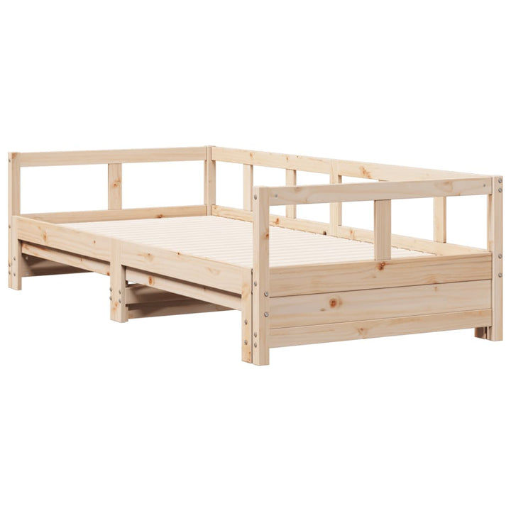 daybed uden madras 90x190 cm massivt fyrretræ