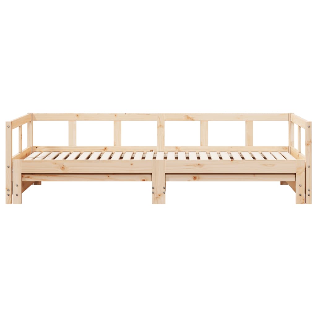 daybed uden madras 90x190 cm massivt fyrretræ