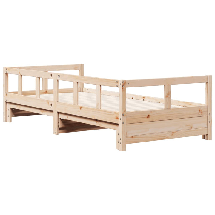 daybed uden madras 90x190 cm massivt fyrretræ