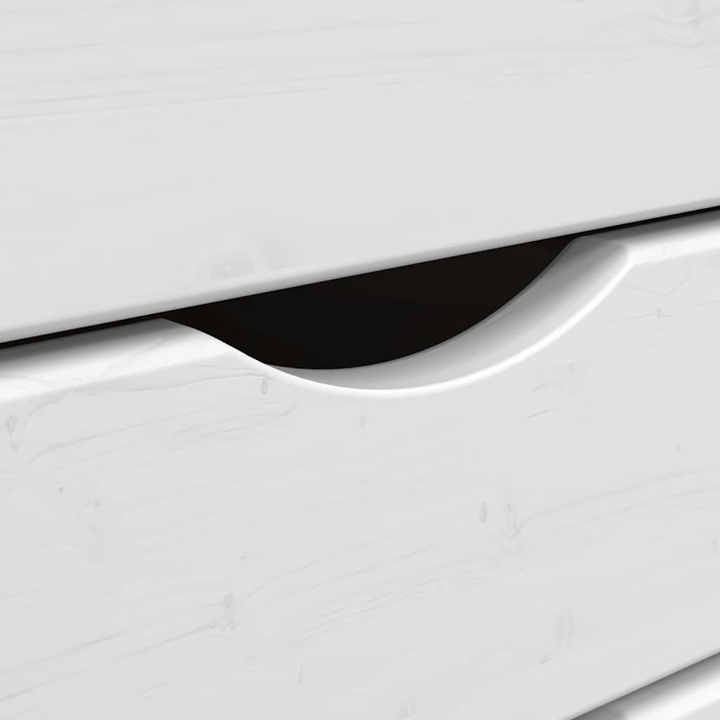 skuffeskab MOSS massivt fyrretræ gyldenbrun