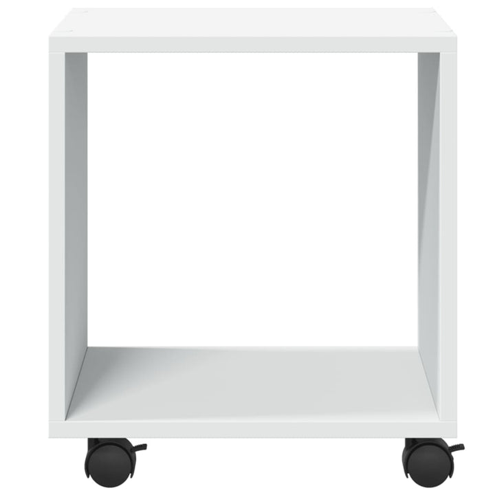 rulleskab 37x33x42,5 cm konstrueret træ hvid