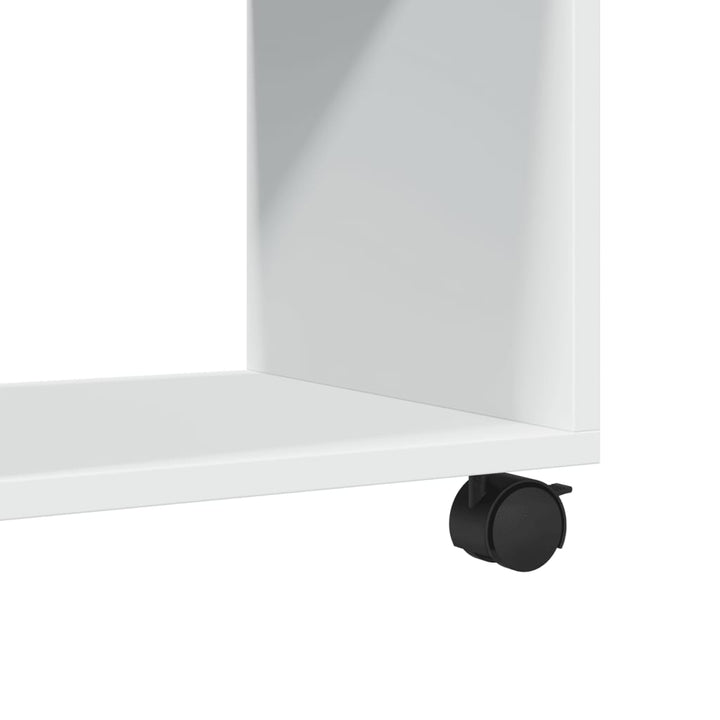 rulleskab 37x33x42,5 cm konstrueret træ hvid