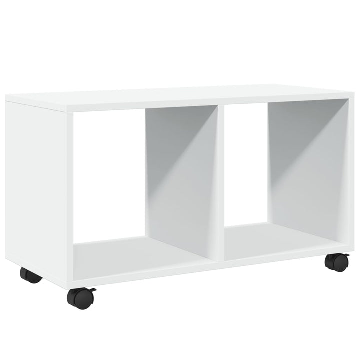 rullebord 72x33x42,5 cm konstrueret træ hvid