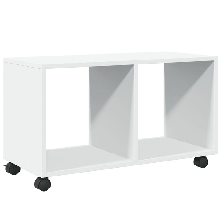 rullebord 72x33x42,5 cm konstrueret træ hvid