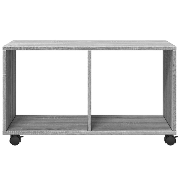 rullebord 72x33x42,5 cm konstrueret træ grå sonoma-eg