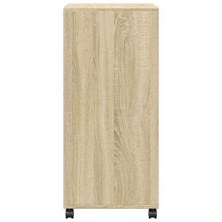 rullebord 55x40x91 cm konstrueret træ sonoma-eg